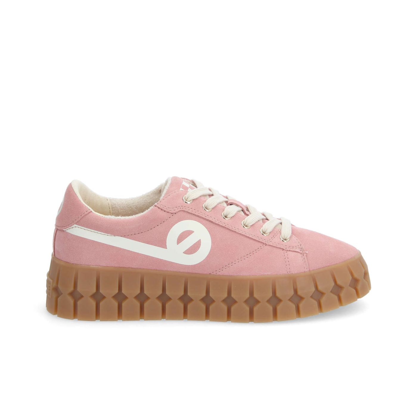 PLAY SNEAKER W - SUEDE/PRINT - ROSE/BLANC CASSE